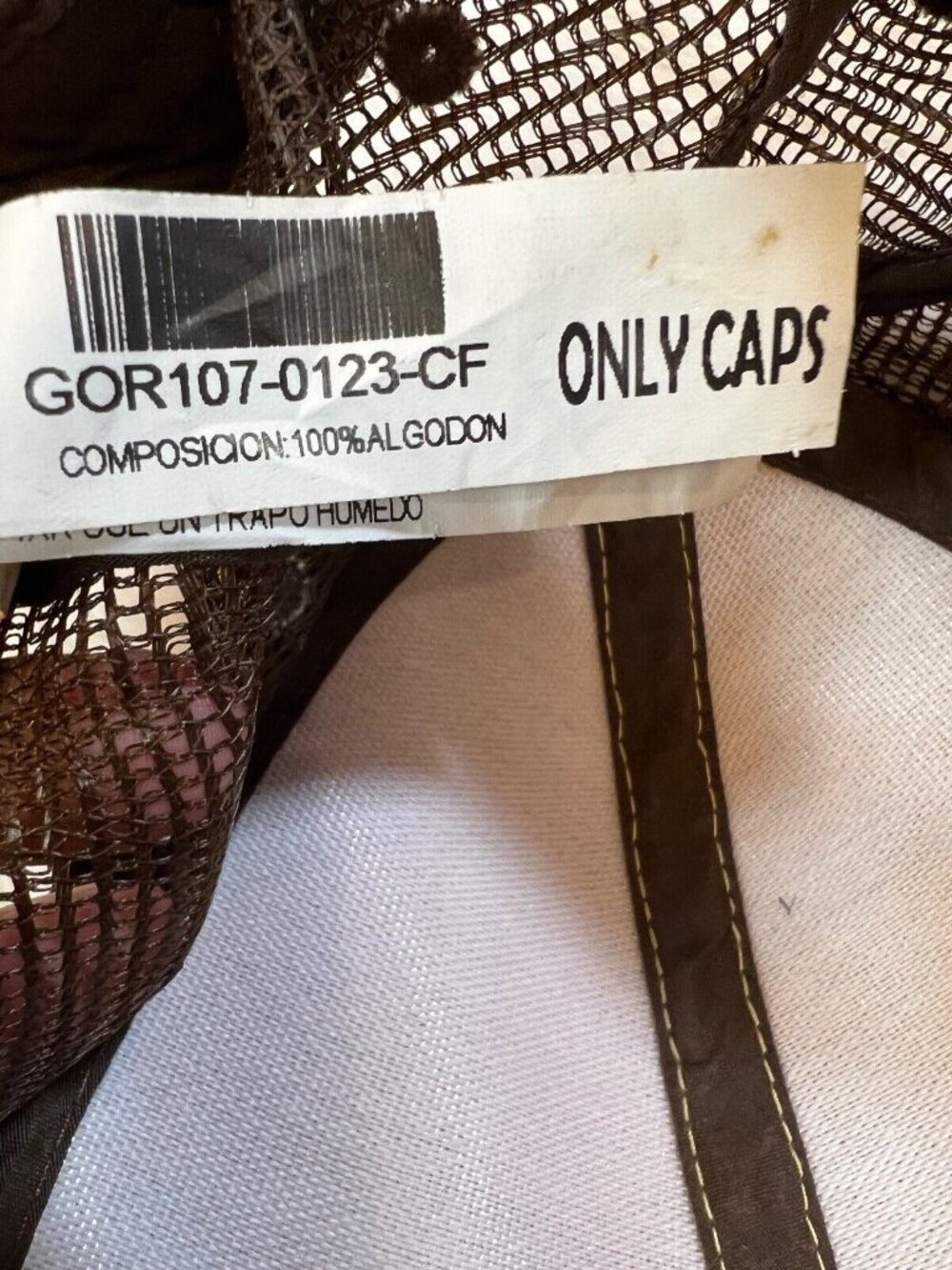 Vintage Huafulco Trucker Hat Cap Calf Hair Brown Woven Mexico - Picture 6 of 6